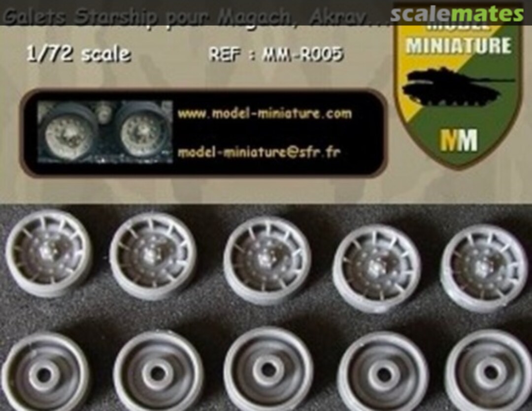 Boxart Wheels Starships for M-60, Magach, Tagash, Akrav MM-R005 Model Miniature Boxart Wheels Starships for M-60, Magach, Tagash, Akrav MM-R005 Model Miniature