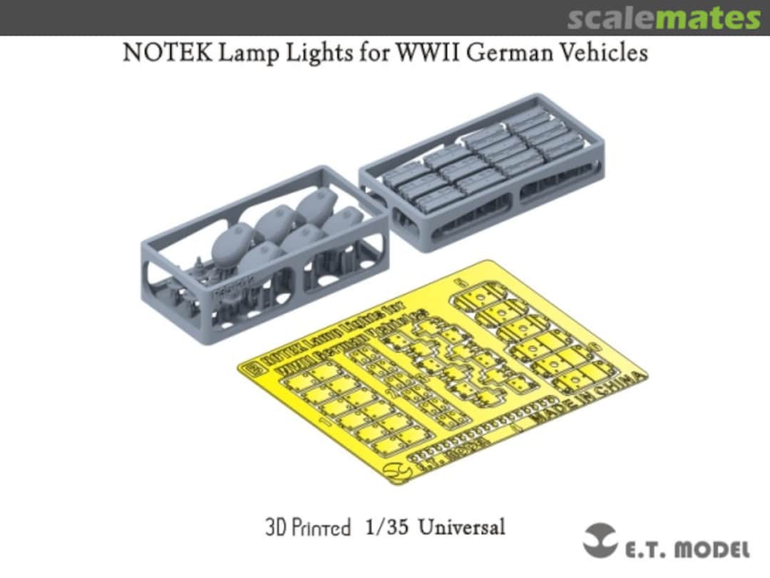 Boxart WWII German Vehicle Notek Light P35-209 E.T. Model Boxart WWII German Vehicle Notek Light P35-209 E.T. Model