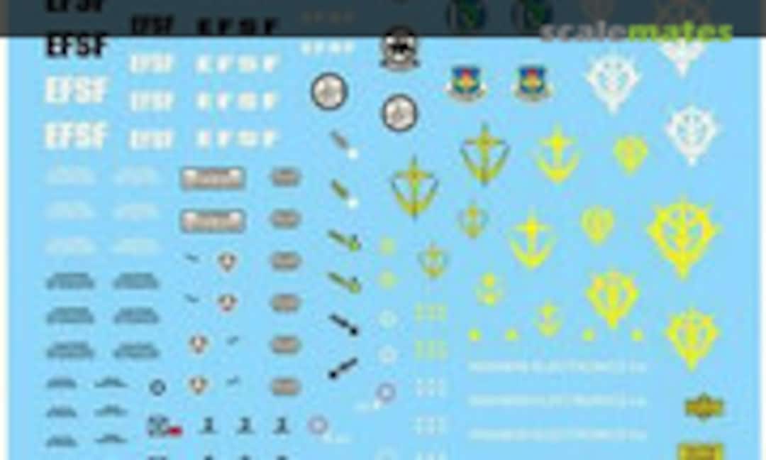 1:100 Decal Set for Mobile Suit (Gundam 0083 Series) (Bandai Spirits 0134151) 0134151