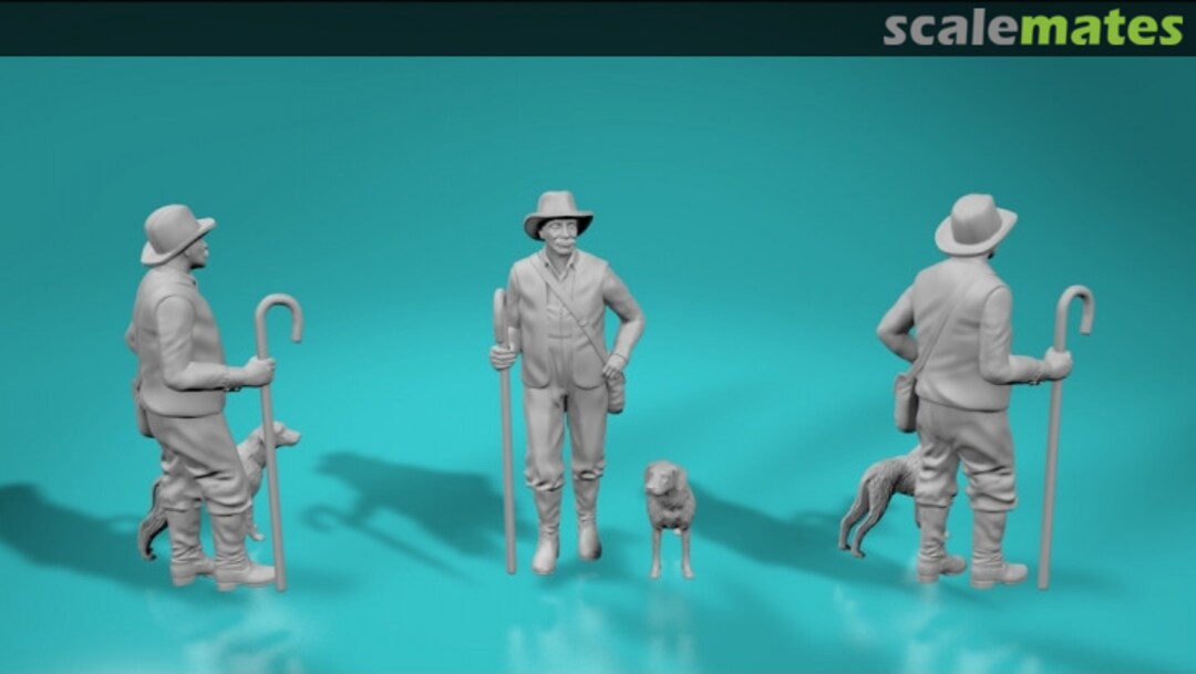 Boxart Sheep shepard with dog 99204703-35 EMP3d