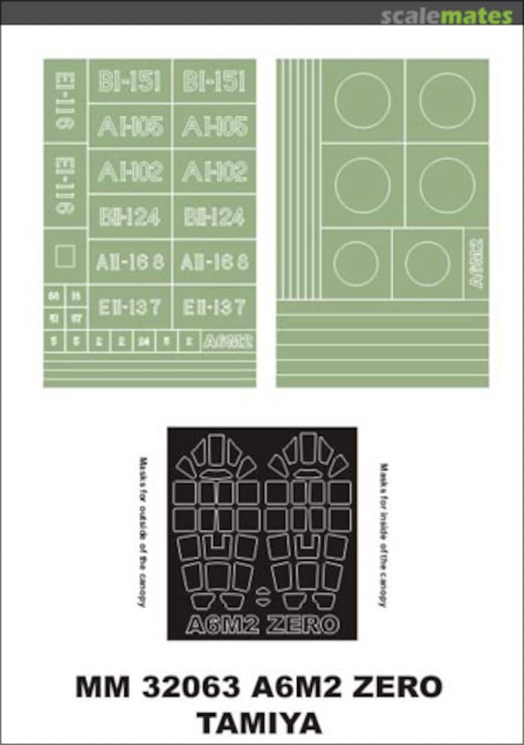 Boxart Mitsubishi A6M2 Zero MM32063 Montex Boxart Mitsubishi A6M2 Zero MM32063 Montex