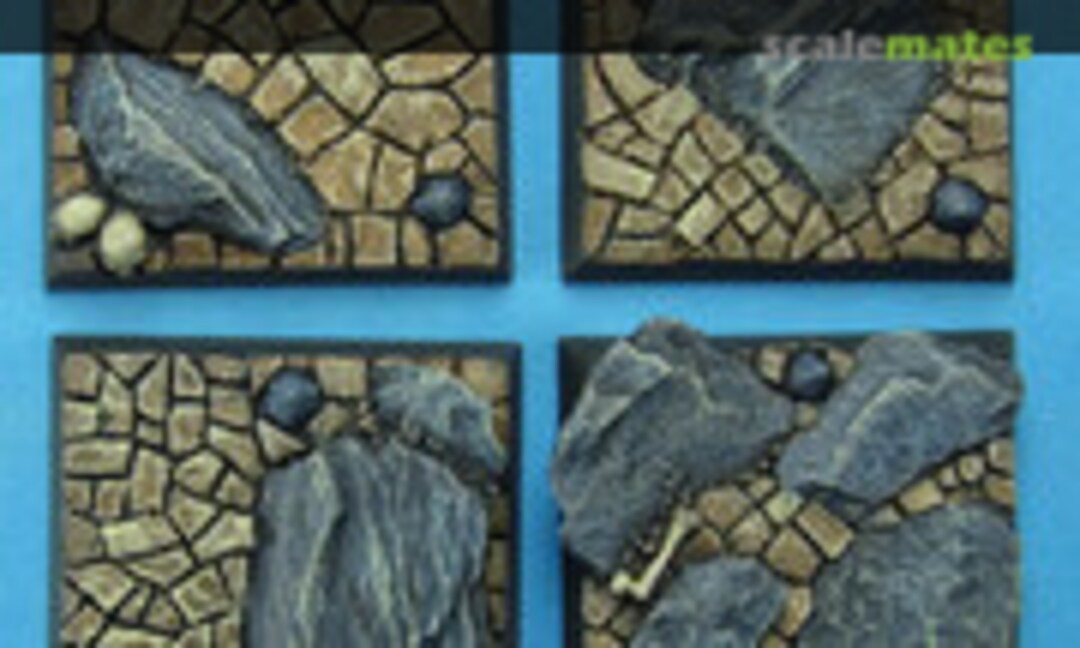 No 40 mm x 40 mm Square Base Parched Wasteland (Dragon Forge SRBPW-004) SRBPW-004
