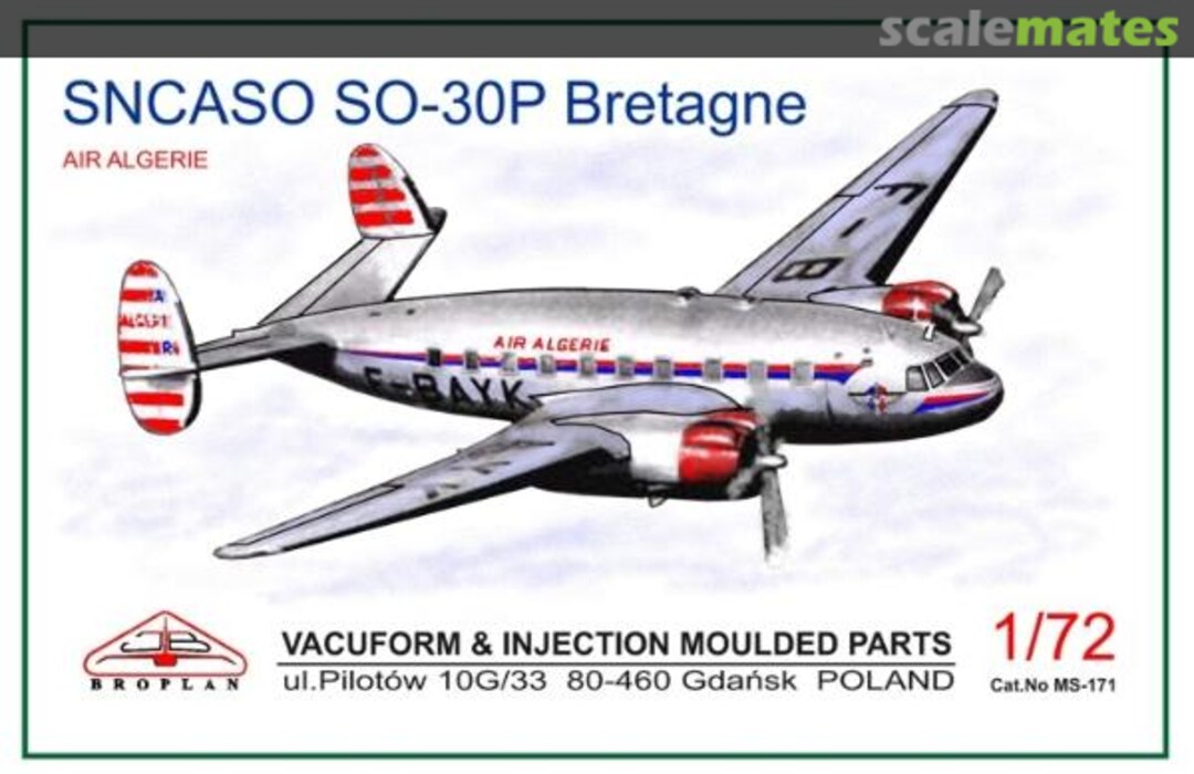 Boxart SNCASO SO-30P Bretagne MS-171 Broplan Boxart SNCASO SO-30P Bretagne MS-171 Broplan