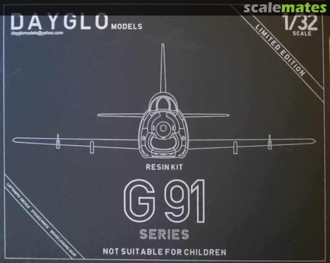 Boxart Fiat G.91 DAYGLO Models Boxart Fiat G.91 DAYGLO Models