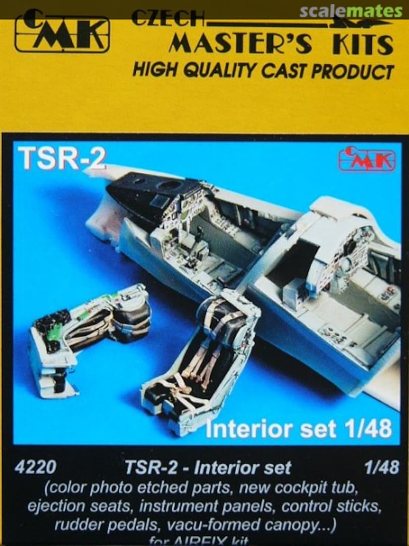 Boxart TSR-2 Interior set 4220 CMK Boxart TSR-2 Interior set 4220 CMK