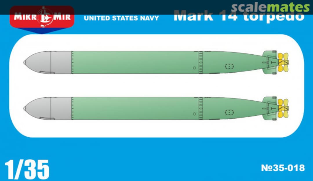 Boxart Mark 14 Torpedo 35-018 MikroMir Boxart Mark 14 Torpedo 35-018 MikroMir
