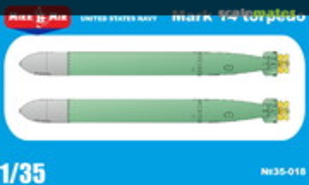 1:35 Mark 14 Torpedo (MikroMir 35-018) 35-018