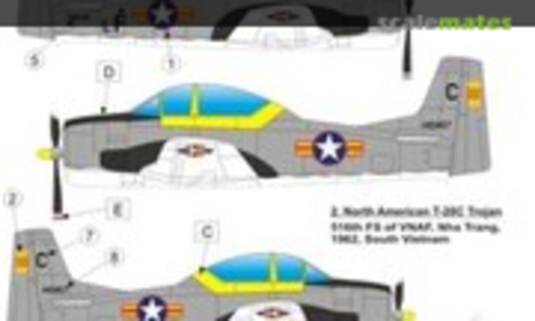 1:72 North-American T-28 Trojan over Vietnam (LF Models C72172) C72172