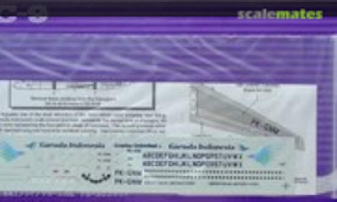 1:200 DC-9 w/&quot;Garuda Indonesia&quot; Decals (Hasegawa 51921)