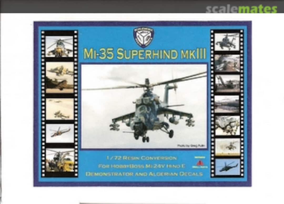 Boxart Mil Mi-35 Superhind Mk3 SW72-08 ScaleWorx Boxart Mil Mi-35 Superhind Mk3 SW72-08 ScaleWorx
