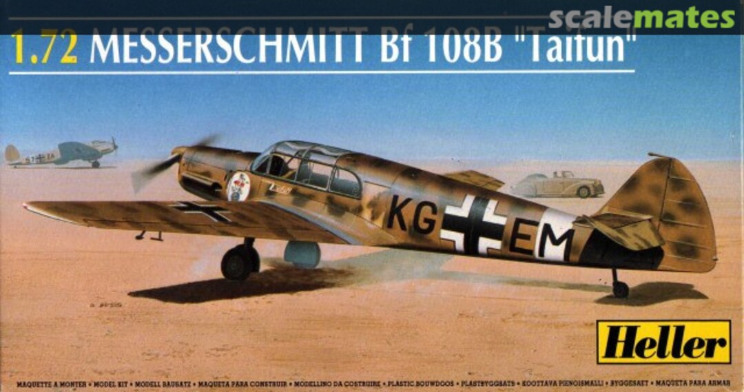 Boxart Messerschmitt Bf 108B "Taifun" 80231 Heller Boxart Messerschmitt Bf 108B "Taifun" 80231 Heller