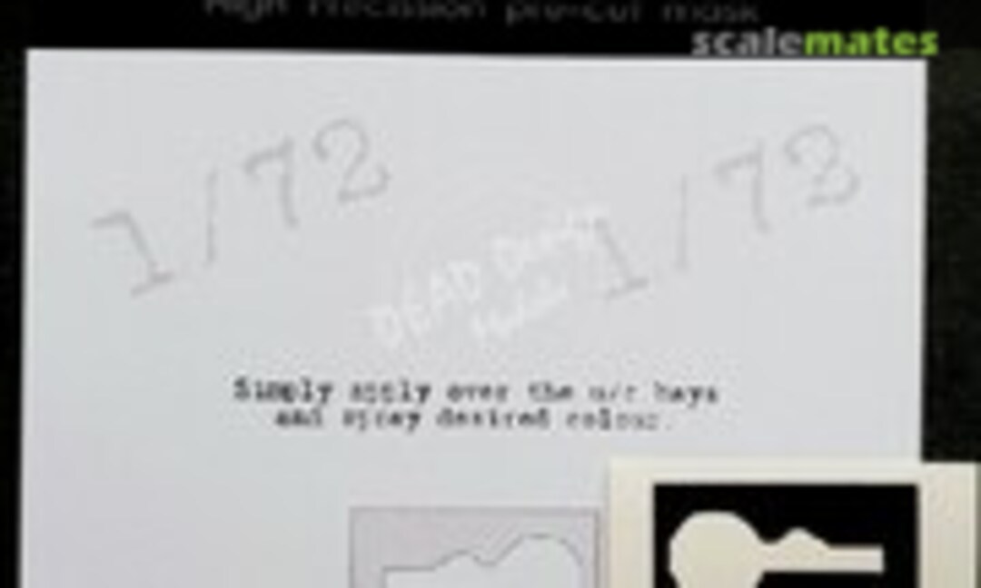 1:72 Nakajima Ki-44 Shoki undercarriage bay paint masks (DEAD Design Models UC72015) UC72015