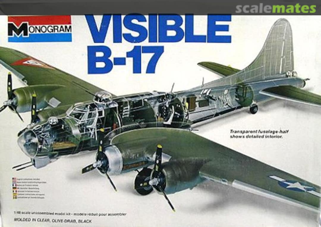 Boxart Boeing Visible B-17G Flying Fortress 5620 Monogram Boxart Boeing Visible B-17G Flying Fortress 5620 Monogram