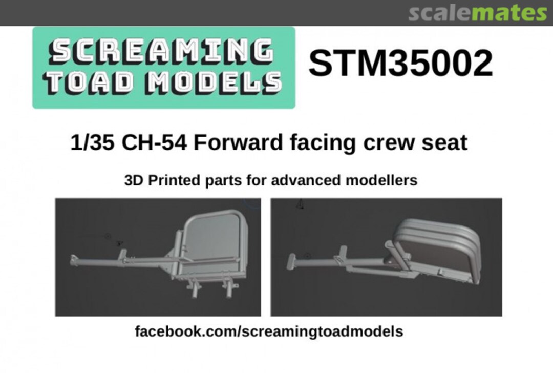 Boxart CH-54 Forward facing crew seat STM35002 Screaming Toad Models Boxart CH-54 Forward facing crew seat STM35002 Screaming Toad Models