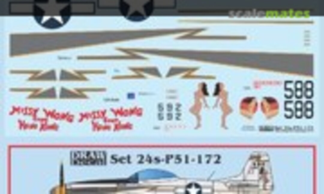1:24 “Missy Wong from Hong Kong” P-51D (Draw Decal 24-P51-172) 24-P51-172