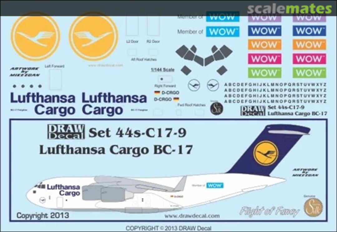 Boxart Boeing BC-17 A - Lufthansa Cargo Flight of Fancy 44-C17-09 Draw Decal Boxart Boeing BC-17 A - Lufthansa Cargo Flight of Fancy 44-C17-09 Draw Decal