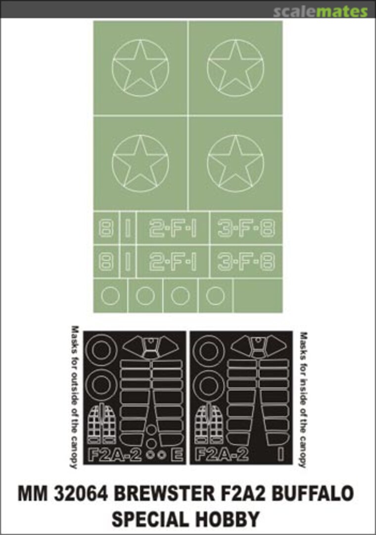 Boxart Brewster F2A-2 Buffalo MM32064 Montex