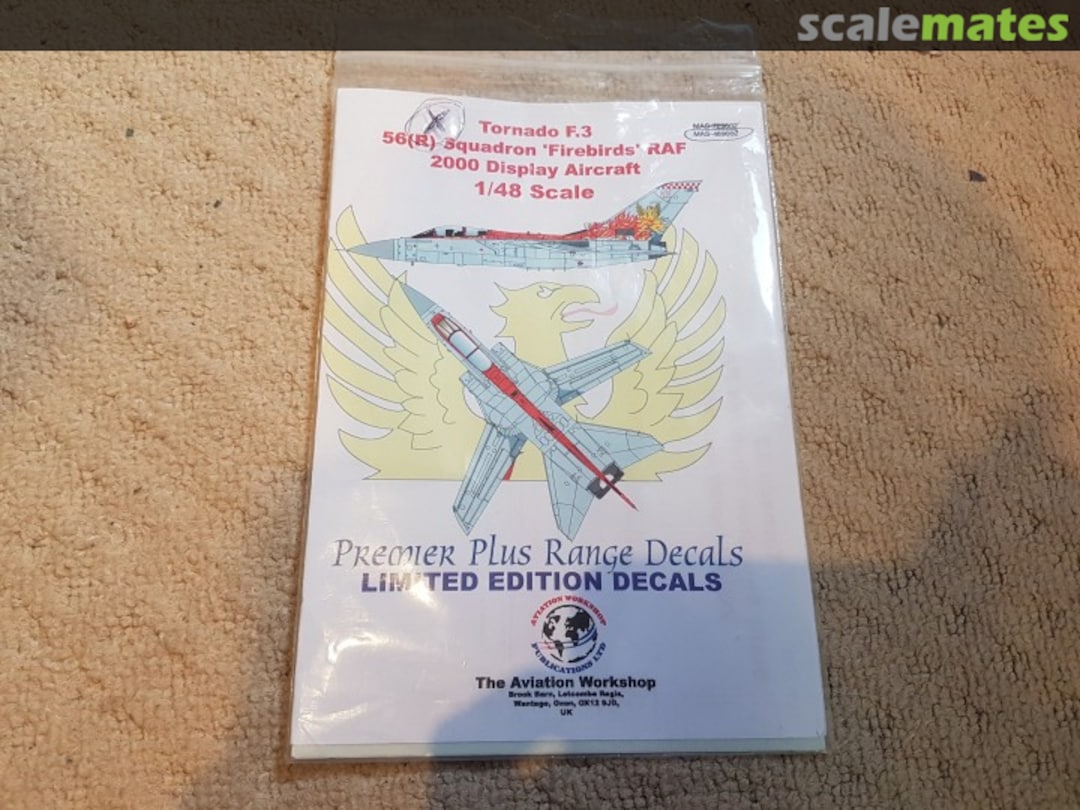 Boxart Tornado F.3 56 (R) Sqn "Firebirds" RAF MAS-489002 Model Alliance Boxart Tornado F.3 56 (R) Sqn "Firebirds" RAF MAS-489002 Model Alliance