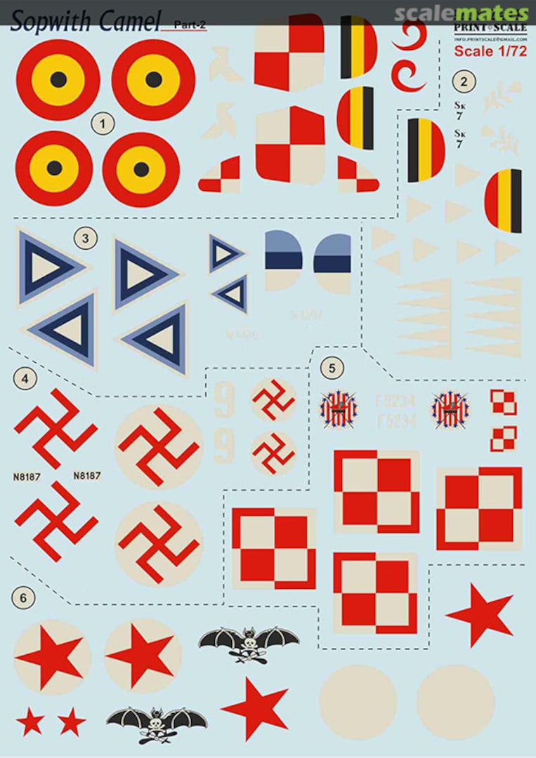 Boxart Sopwith Camel 72-342 Print Scale Boxart Sopwith Camel 72-342 Print Scale