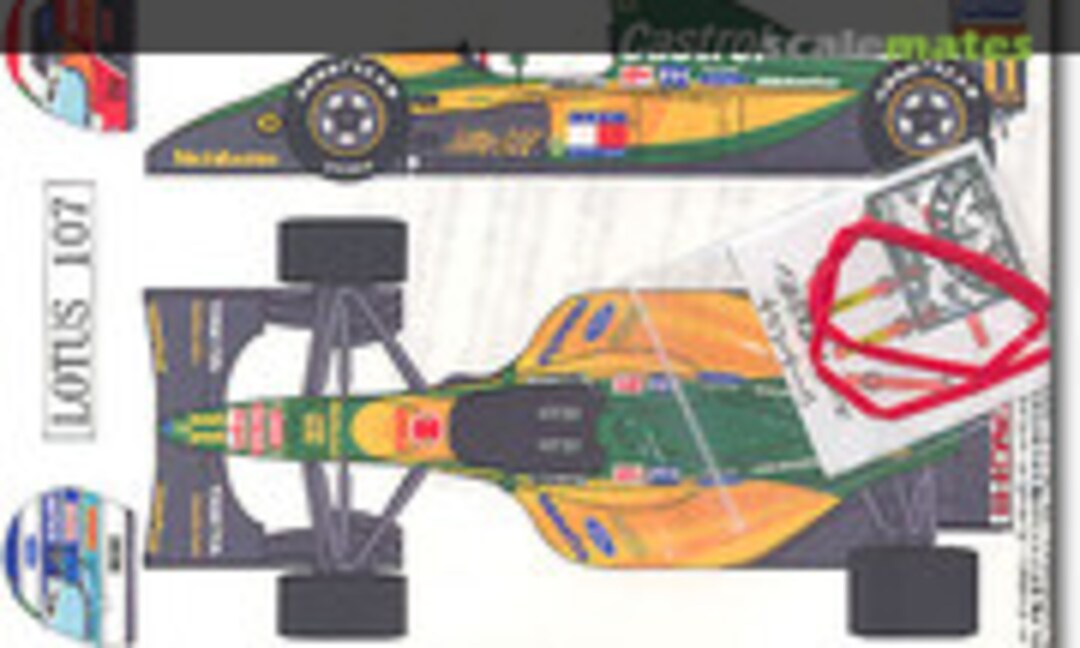 1:20 Lotus 107 (Museum collection D091)