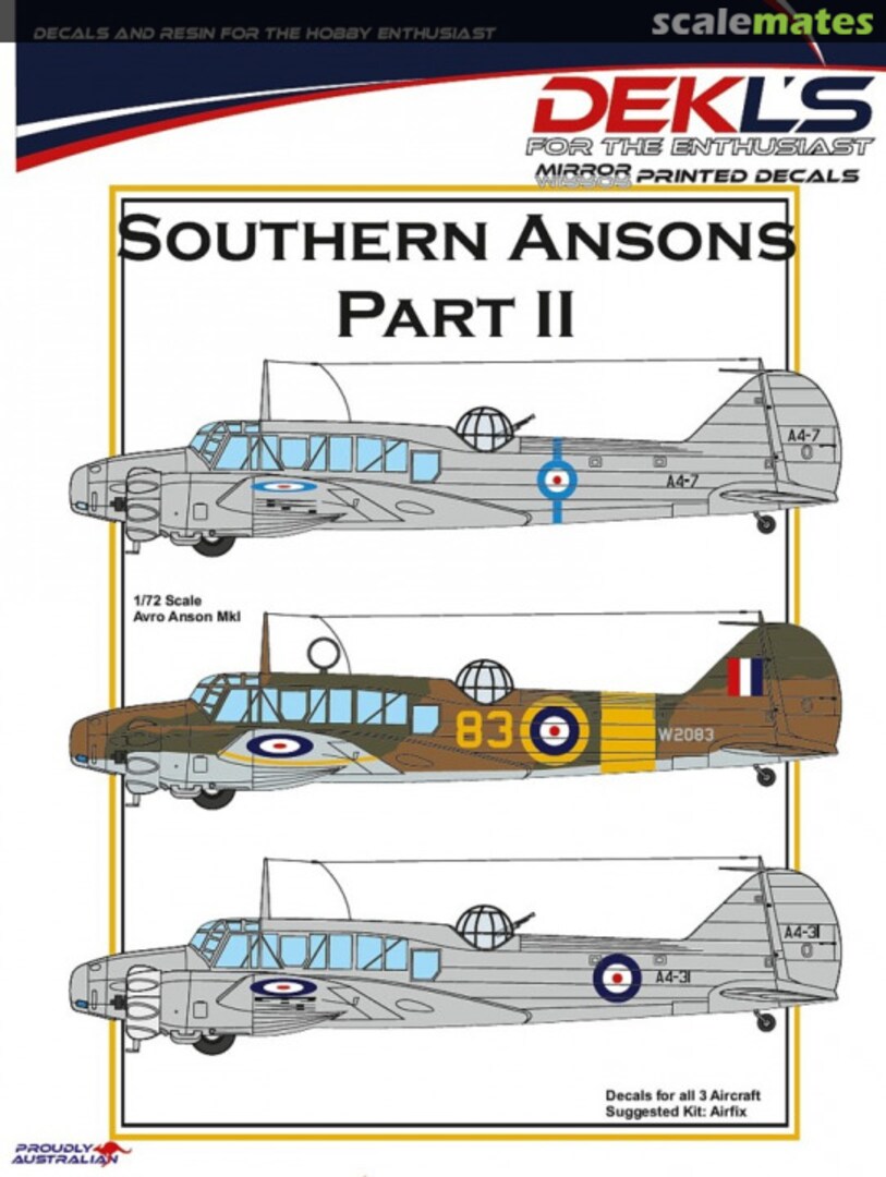 Boxart Southern Ansons DL72045 DEKL's