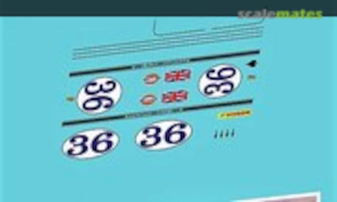 1:24 Porsche 908/03 #011 "Gulf" (Atalaya Slot Decals ADCP113) ADCP113