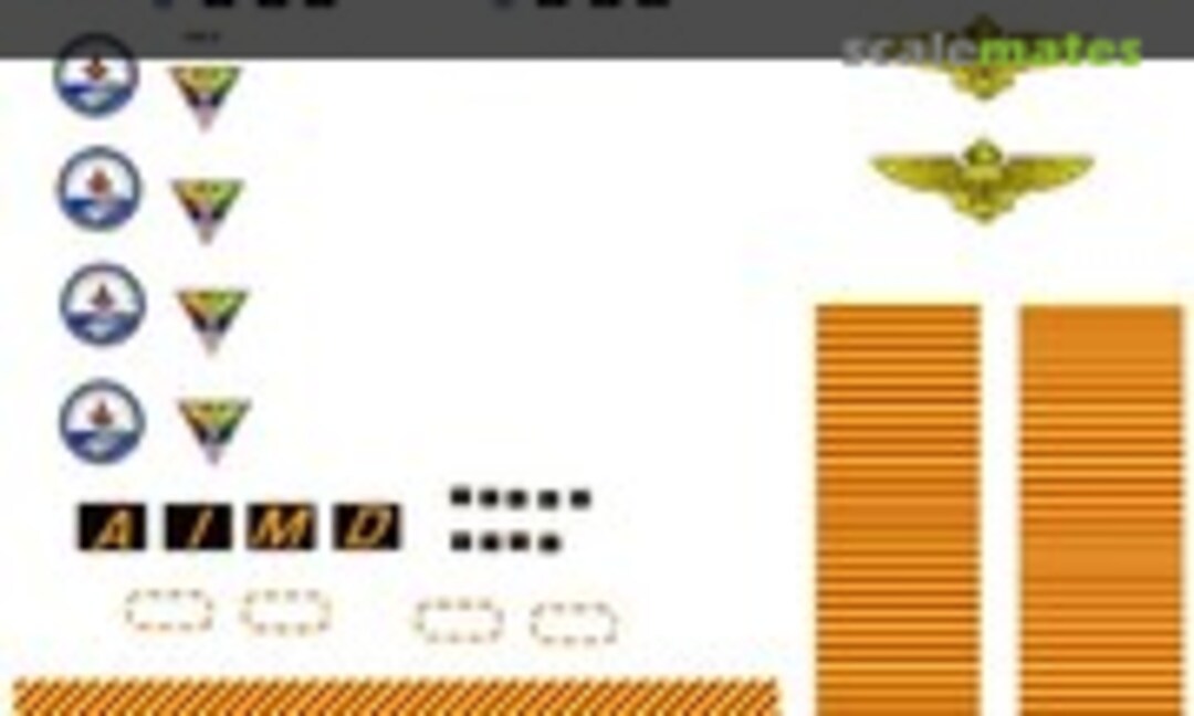 1:350 USS George H.W. Bush CVN-77 Hangar Bay Decal Set (David's Scale Models CVN-77-HB-350) CVN-77-HB-350