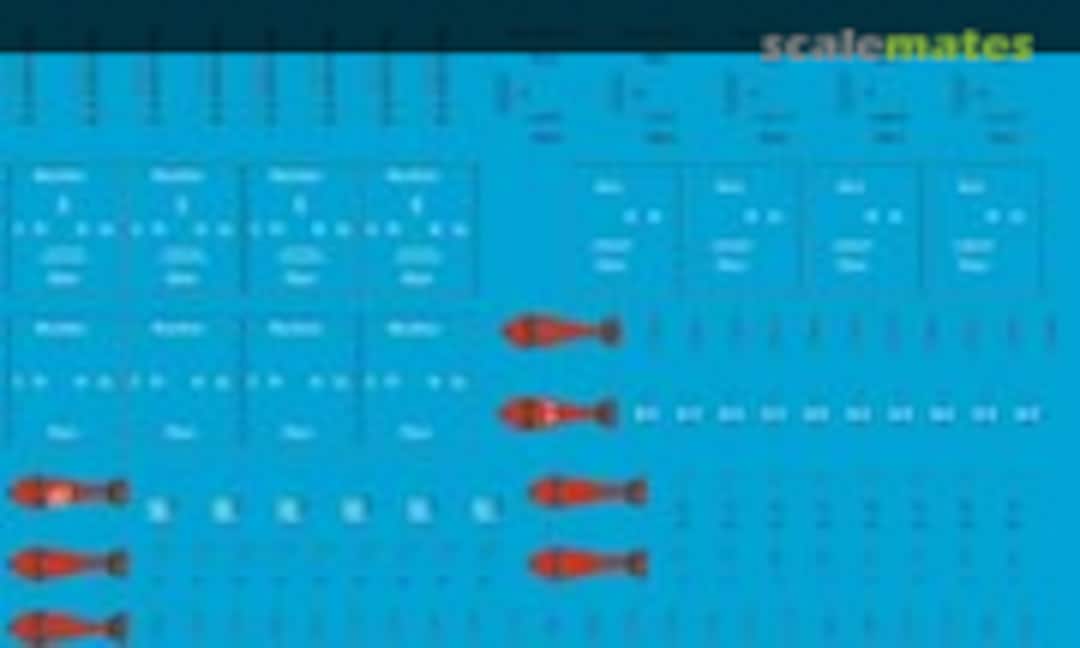 1:35 Beschriftung für den 8 cm Granatwerfer Munitionkisten und Munition (Peddinghaus-Decals 35 3498) 35 3498