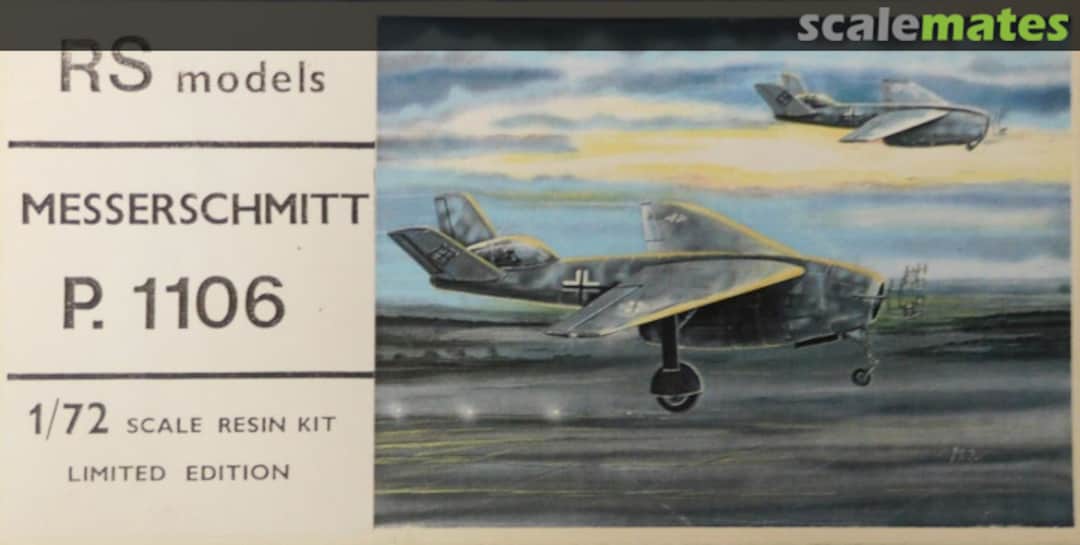 Boxart Messerschmitt P. 1106  RS Models