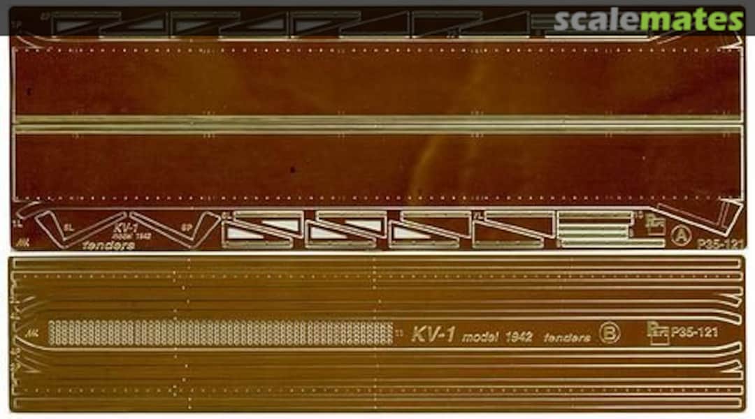 Boxart KV-1 model 1942 fenders P35-121 Part Boxart KV-1 model 1942 fenders P35-121 Part