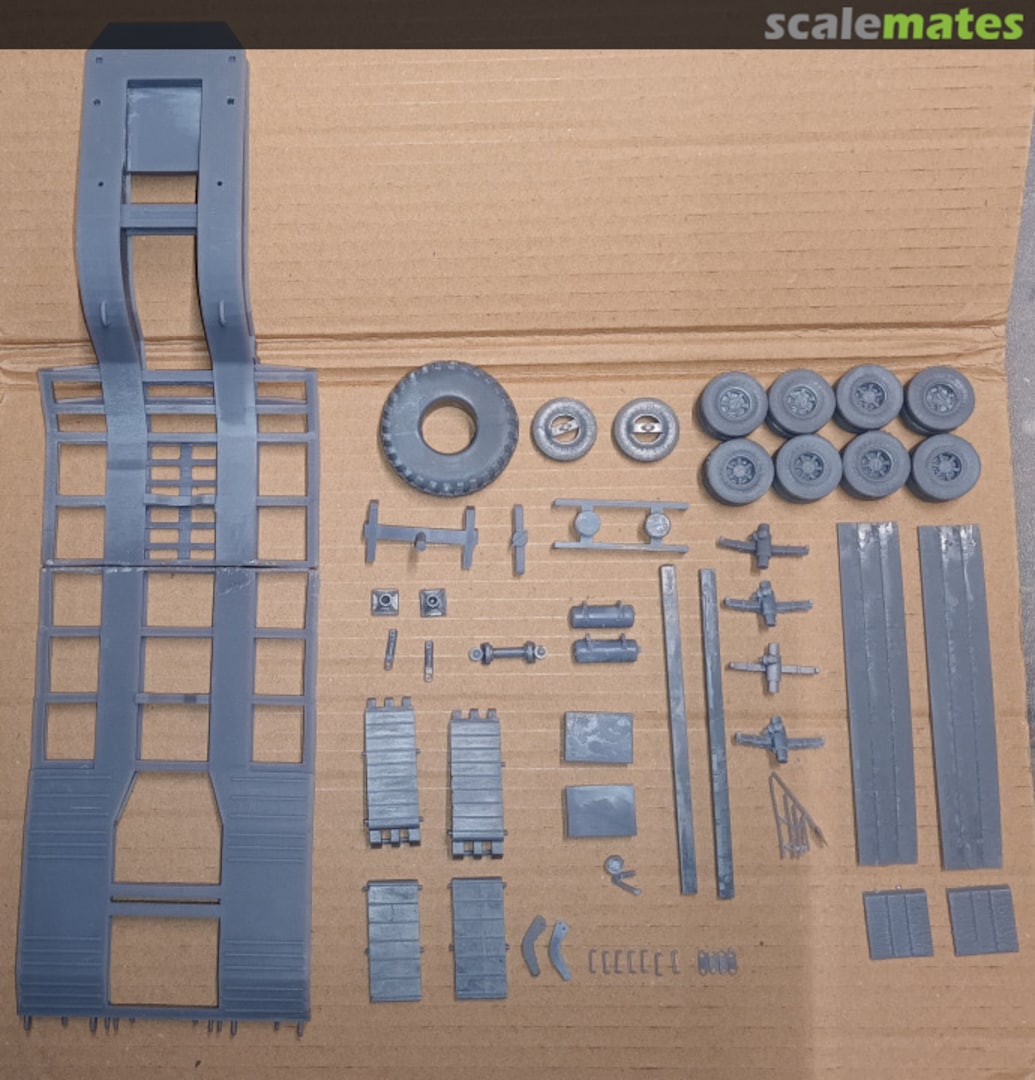 Contents Low Bed Semi-Trailer NPP-50 MP "Gorica" TM 1087 Triglav model Contents Low Bed Semi-Trailer NPP-50 MP "Gorica" TM 1087 Triglav model