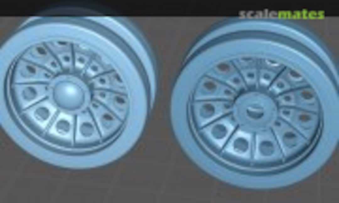 1:25 Road wheels (with cover) T-34 - late (EMP3d 25041444) 25041444