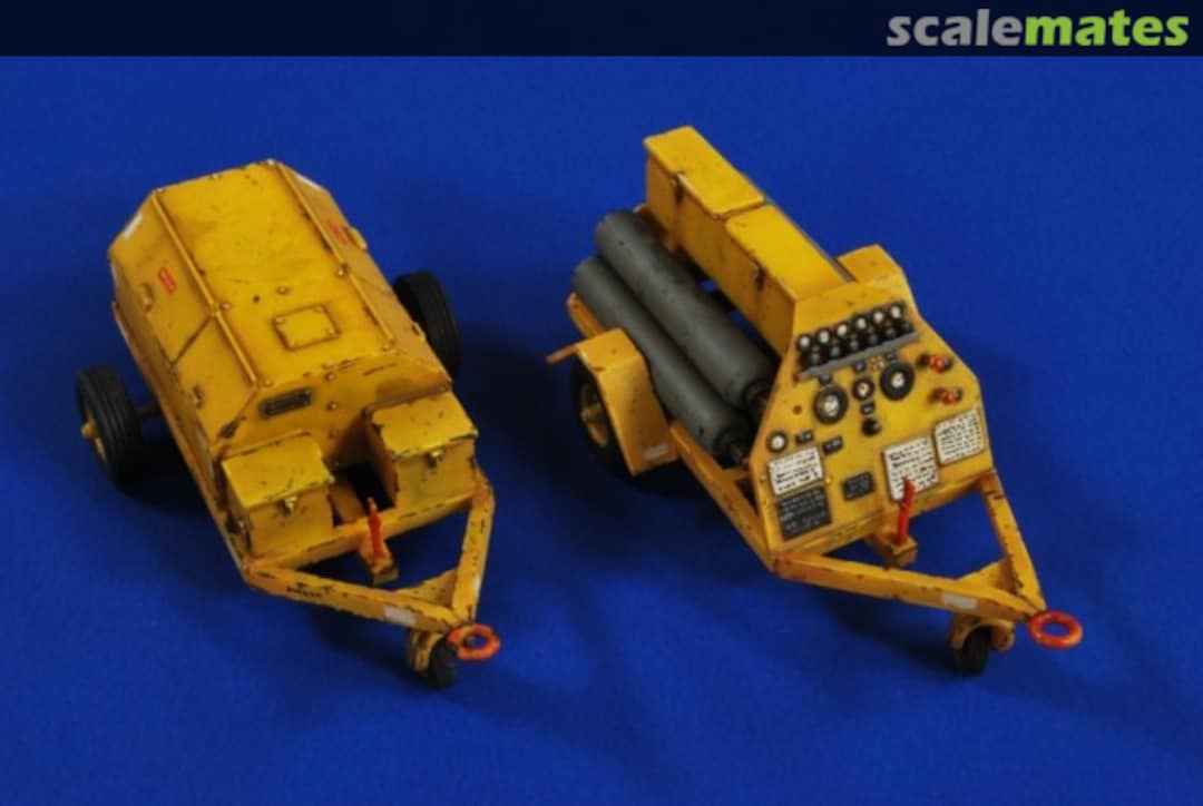 Boxart Utility and Nitrogen Carts USN Carrier 2724 Verlinden Productions