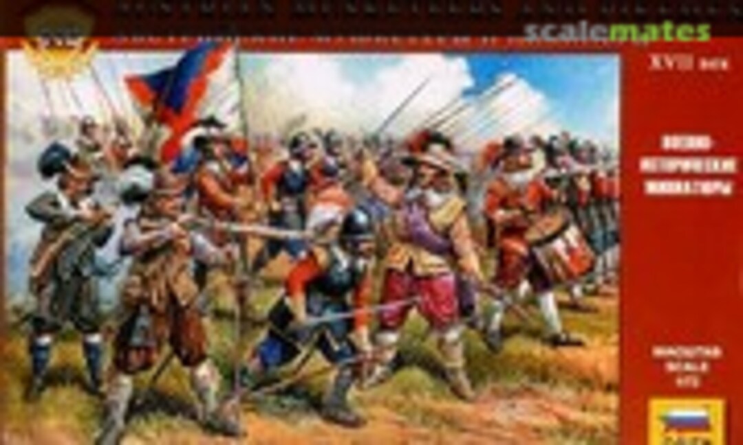 1:72 Austrian Musketeers and Pikemen (Zvezda 8061) 8061