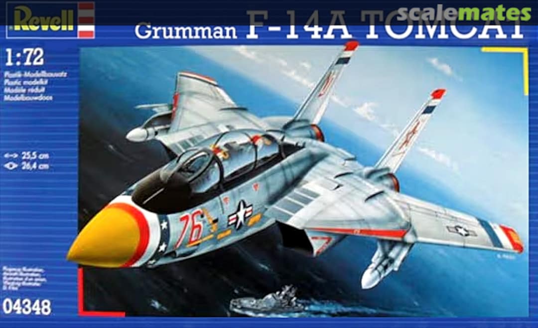 Boxart Grumman F-14A Tomcat 04348 Revell Boxart Grumman F-14A Tomcat 04348 Revell