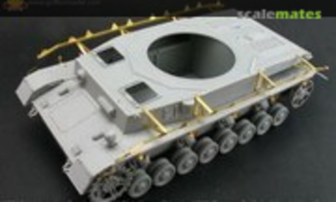 1:35 Mounting Brackets of Hull Side Armor Skirts for Pz.Kpfw.IV Ausf.H/Ausf.J (Griffon Model L35A061) L35A061