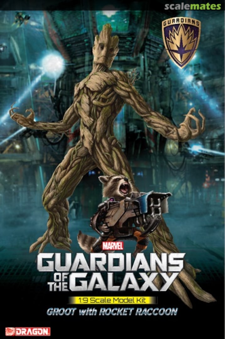 Boxart Groot with Rocket Raccoon 38341 Dragon