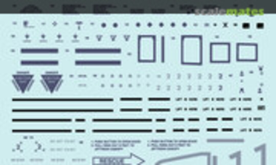 1:32 F-16 Falcon Stencils 1 Ver 1.0 (HobbyDecal ST32022V1) ST32022V1