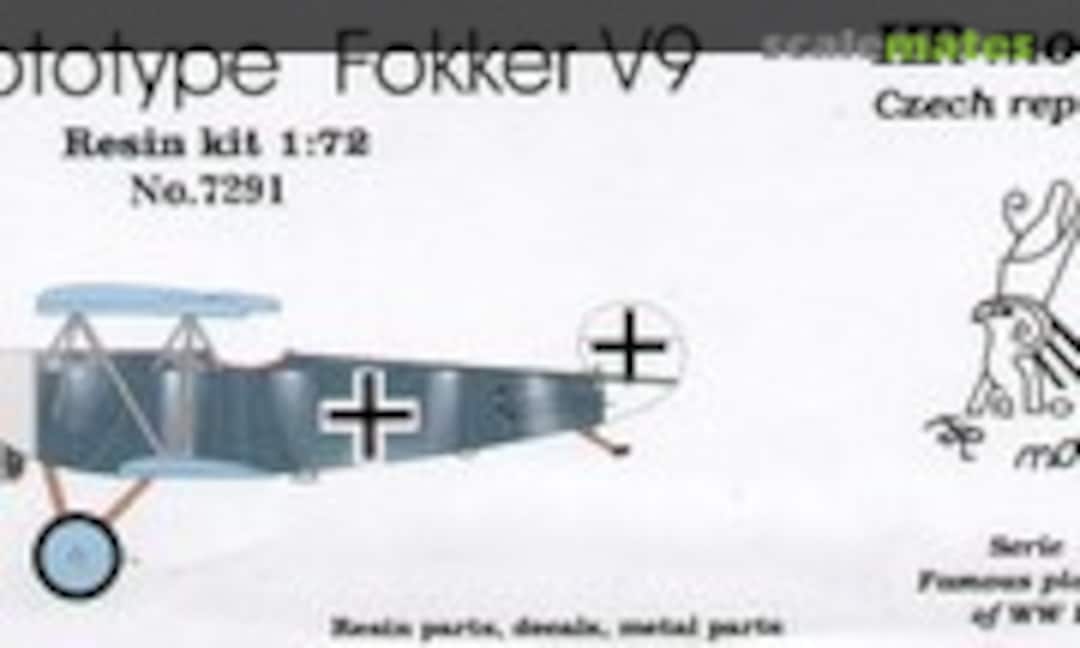 1:72 Prototype Fokker V9 (HR Model 7291) 7291
