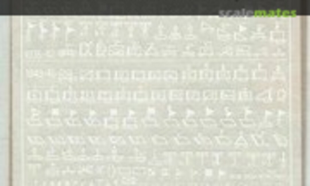 1:35 German Tactical Markings WWII (white) (Verlinden Productions VP223) VP223