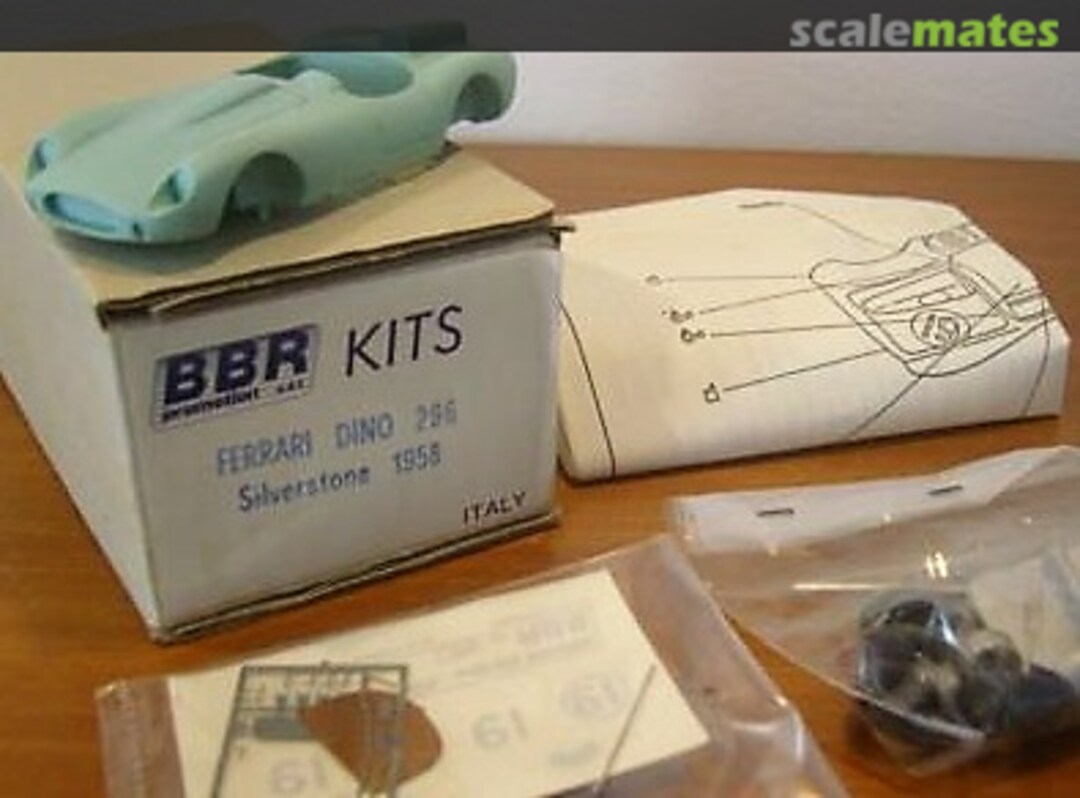 Boxart Ferrari Dino 296S #0746 B06 BBR Boxart Ferrari Dino 296S #0746 B06 BBR