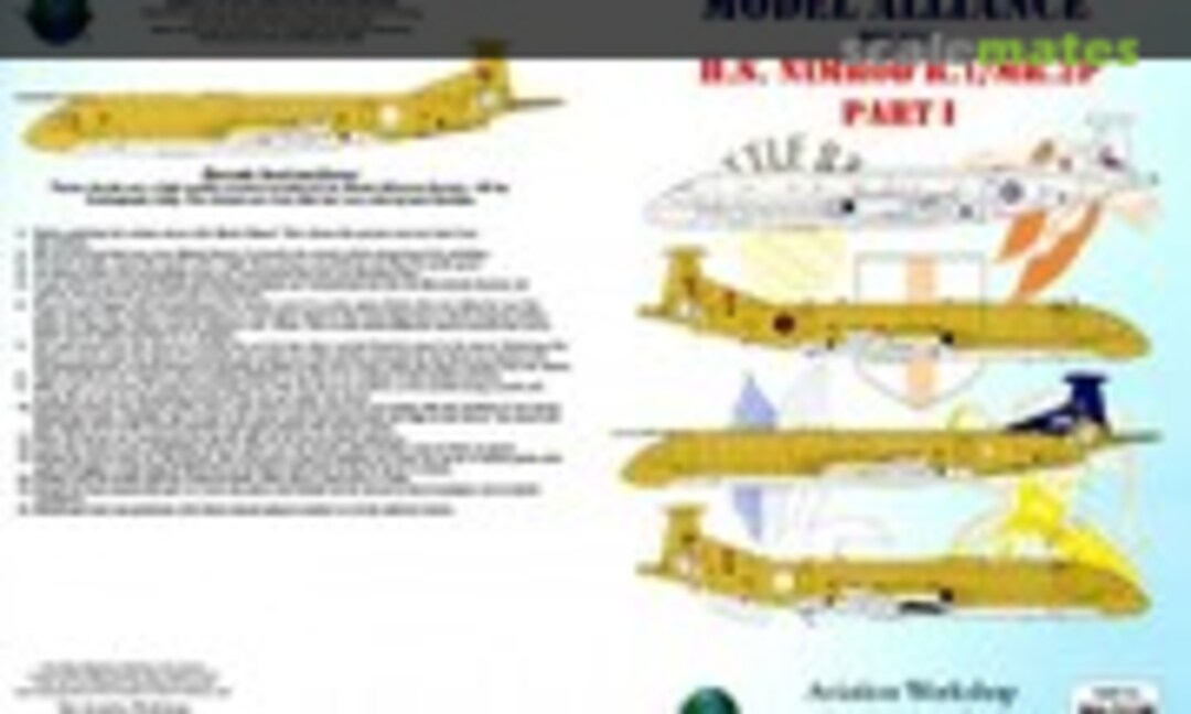 1:72 H.S. Nimrod R.1/MR.2P (Part 1) (Model Alliance MA-72158) MA-72158