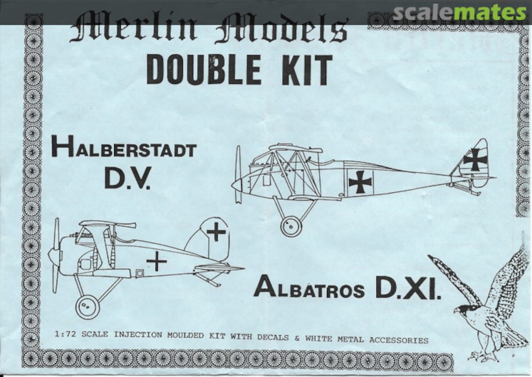 Boxart Halberstadt D.V & Albatros D.XI 41 Merlin Models
