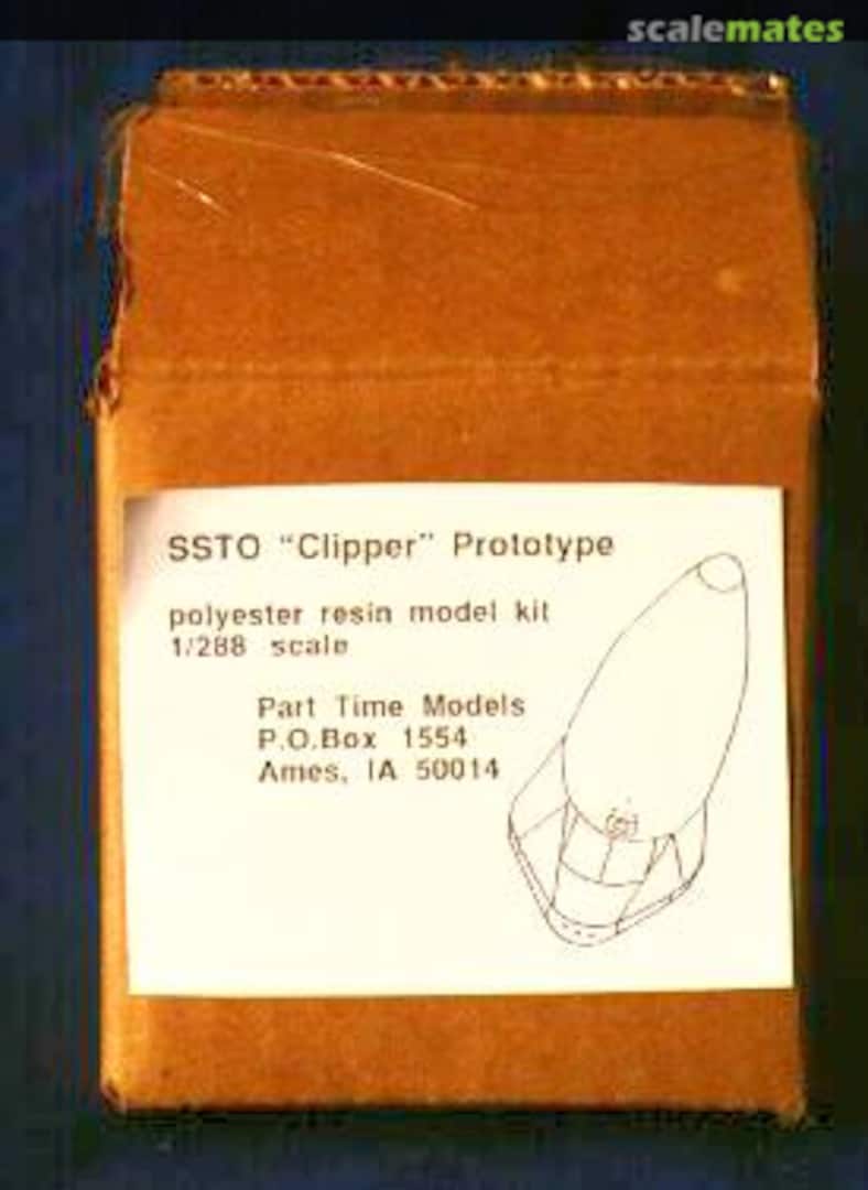 Boxart SSTO "Clipper" Prototype Part Time Models Boxart SSTO "Clipper" Prototype Part Time Models