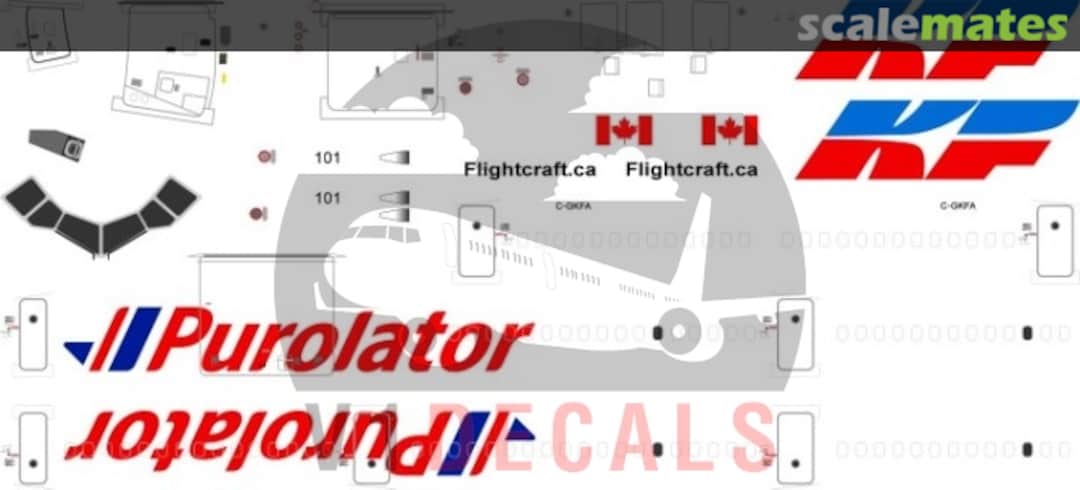 Boxart Purolator McDonnell Douglas DC-10-30 V1D0038-200 V1 Decals