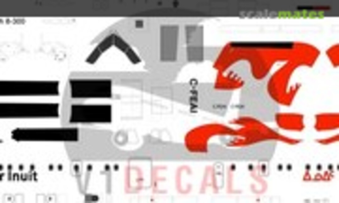 1:72 Air Inuit DeHavilland Dash 8-300 (V1 Decals V1D0252-72) V1D0252-72