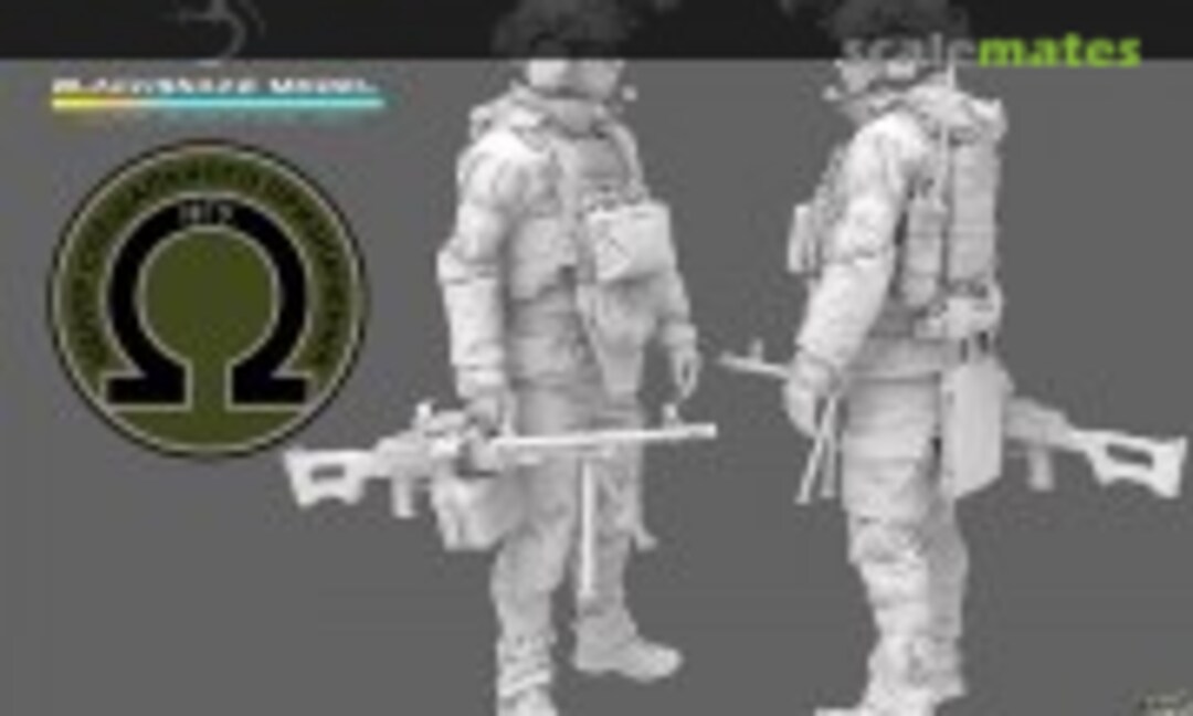 1:35 Ukrainian Omega Special Forces Operator Gunner (BlackSnake Model UKR_6_35) UKR_6_35
