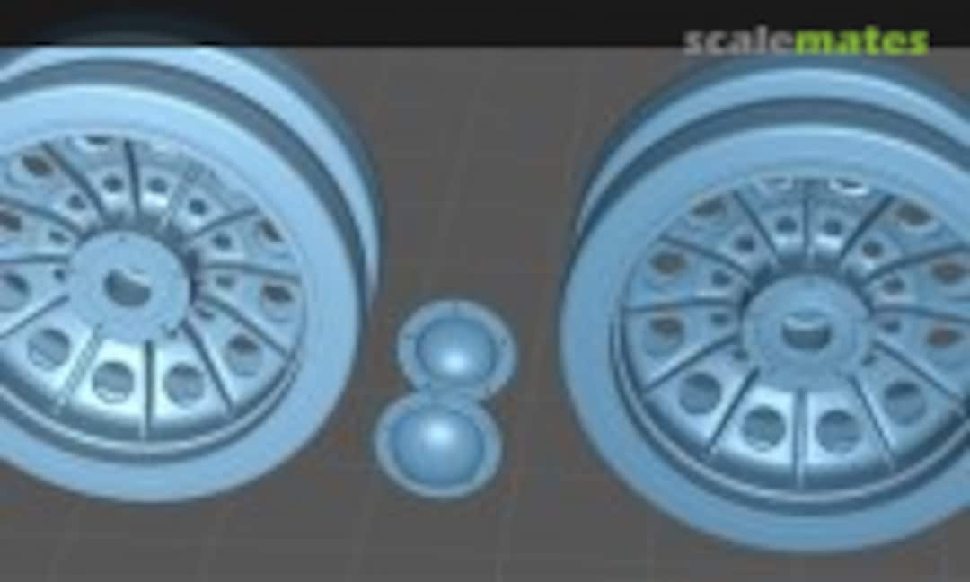 1:25 Road wheels (with separate cover) T-34 - late (EMP3d 25041445) 25041445