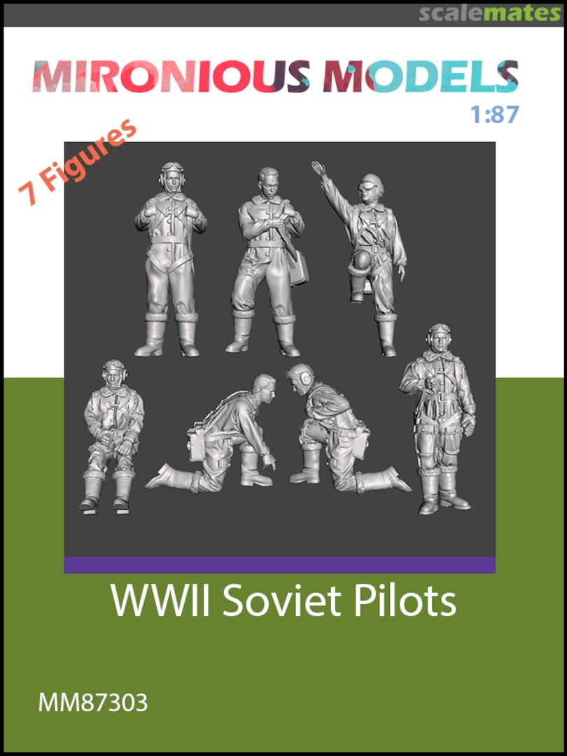 Boxart WWII Soviet Pilots MM87303 Mironious Models Boxart WWII Soviet Pilots MM87303 Mironious Models
