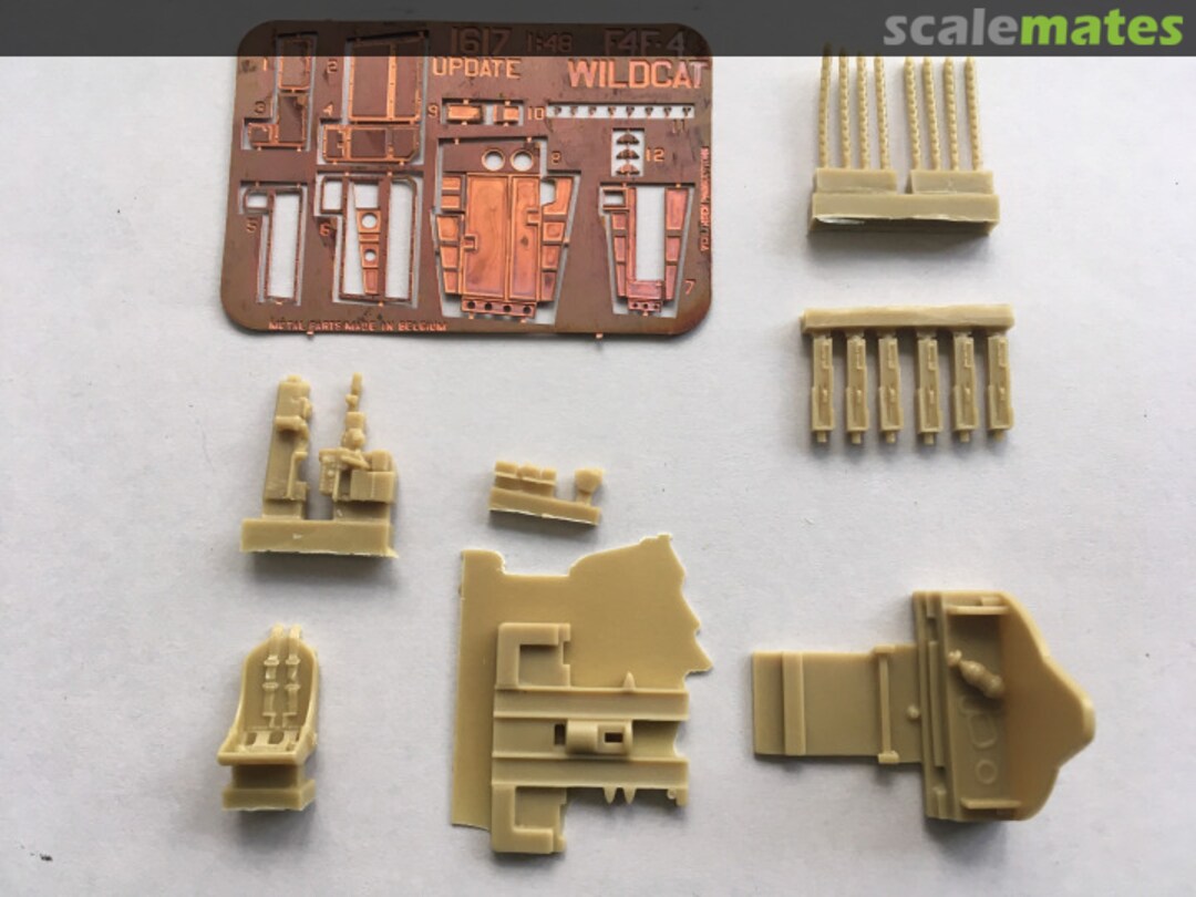 Contents F4F- Update Set (interior and gun bays) 1617 Verlinden Productions Contents F4F- Update Set (interior and gun bays) 1617 Verlinden Productions